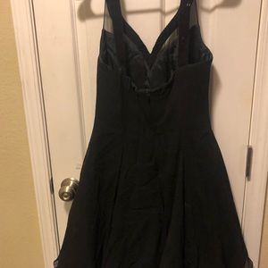 Gorgeous 100% silk black evening dress- size 8
